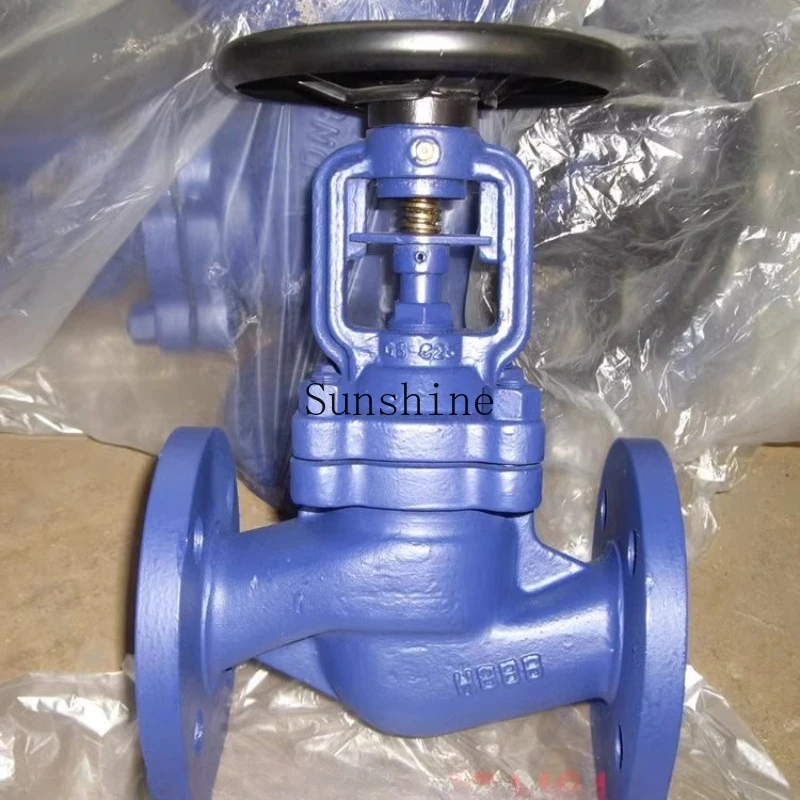 

WJ41H-16C high temperature steam heat transfer oil cast steel WCB flange corrugated pipe globe valve