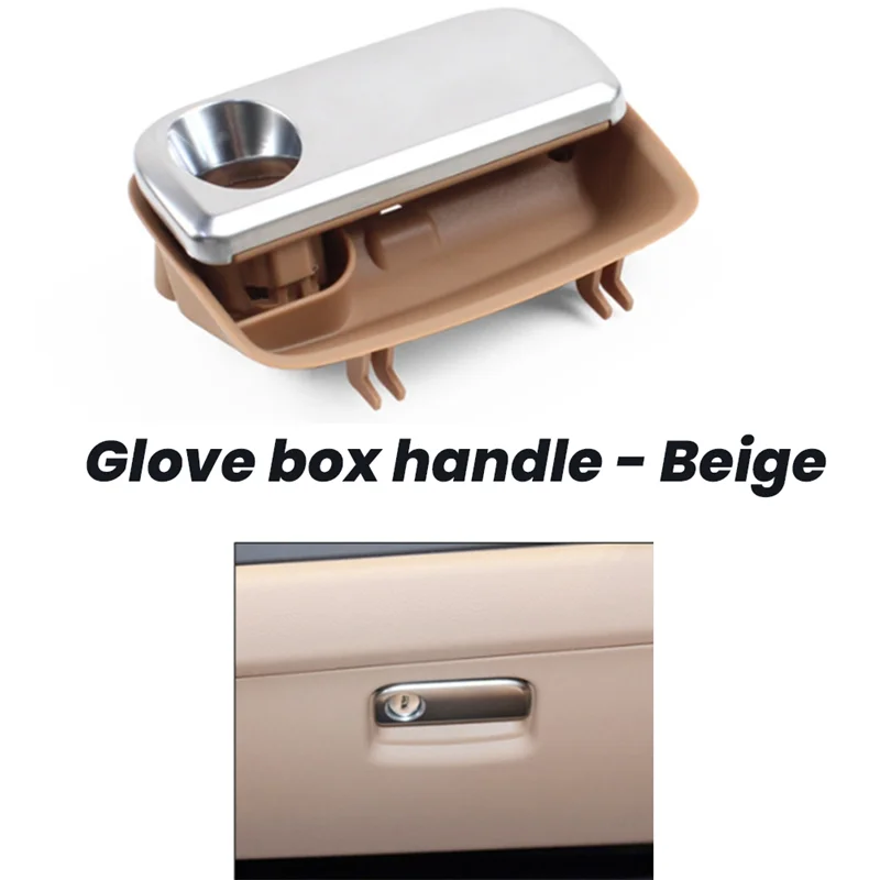 Auto Innen Armaturen brett Handschuh fach Schloss Aufbewahrung sbox Griff für Porsche Macan 95b Cayman 981 Panamera 970 95 b857095f a