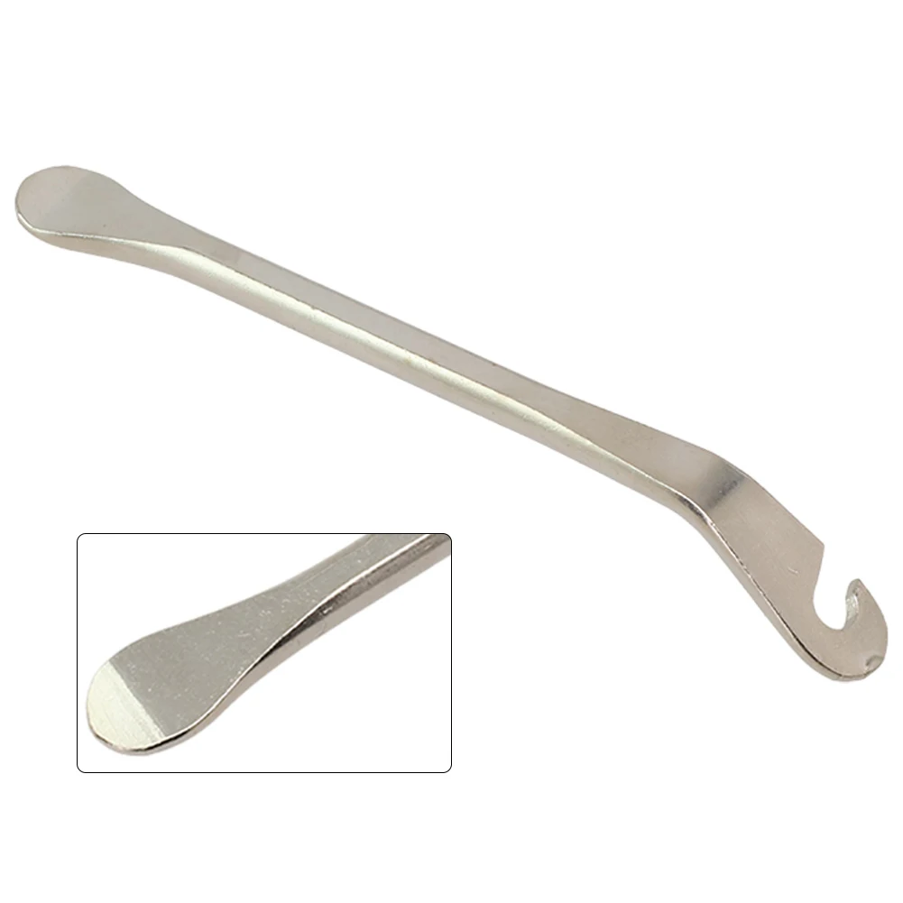 Bike Bicycle Tire Lever Repairing Anti Rust Bike Black Inner Silver Stainless Steel Tire Lever MTB Maintenance - zdjęcie 1