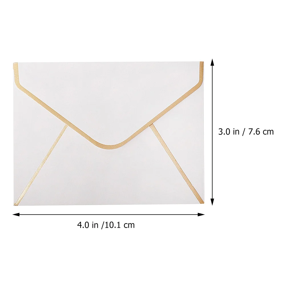 50 pcs 1 Set Blessing Envelopes Exquisite Stylish Message Envelopes For Greeting Cards Wedding Invitations Birthday Gifts