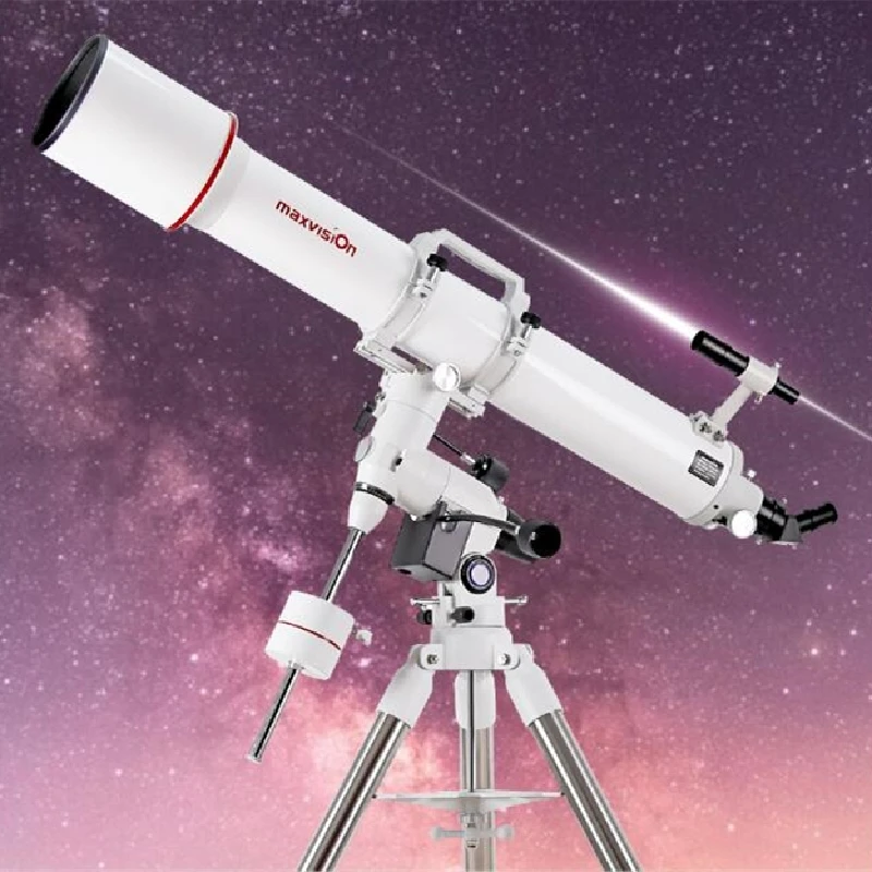 Maxvision 127/1200mm Achromatic Refracting Astronomical Telescope Professional Grade HD Space Telescope for Stargazing