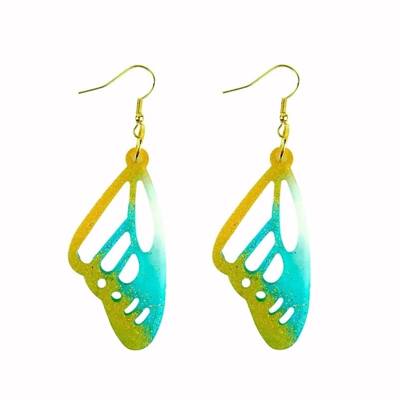 

91AC для серьги -серьги бабочки для бабочки для бабочки для ключевого подвесного украшения