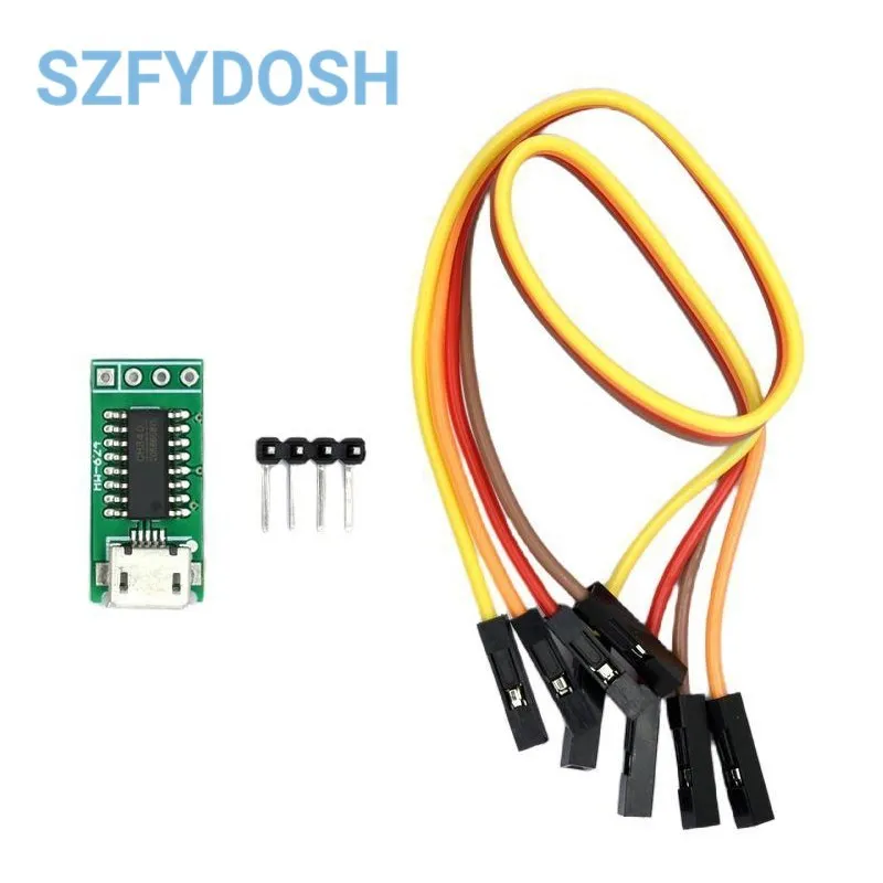 CH340C Micro USB To TTL Serial Port ISP Download Module 5V/3.3V 500ma Replace CP2102 CH340G CH340T For STM32 51 With DuPont Line