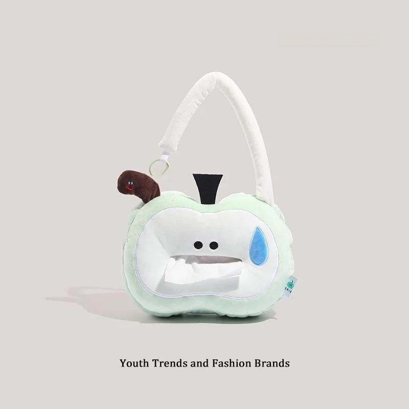 gumni-brinquedo-de-pelucia-de-maca-fofo-portatil-para-viagem-de-carro-caixa-de-armazenamento-de-toalhas-de-papel-estilo-desen