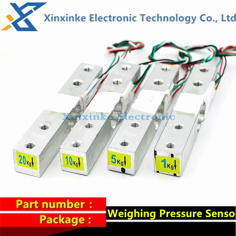 1kg 5kg 10kg 20KG Small Range Weighing Pressure Sensor With HX711AD Module Weighing Module