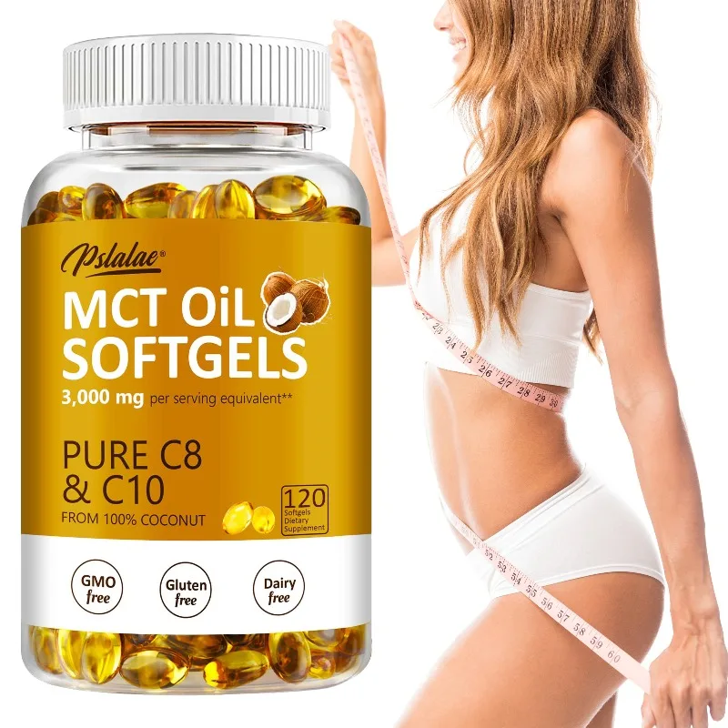 

MCT Oil Softgels - Promotes Metabolism, Digestion, Fat Burning, Replenishes Energy and Endurance