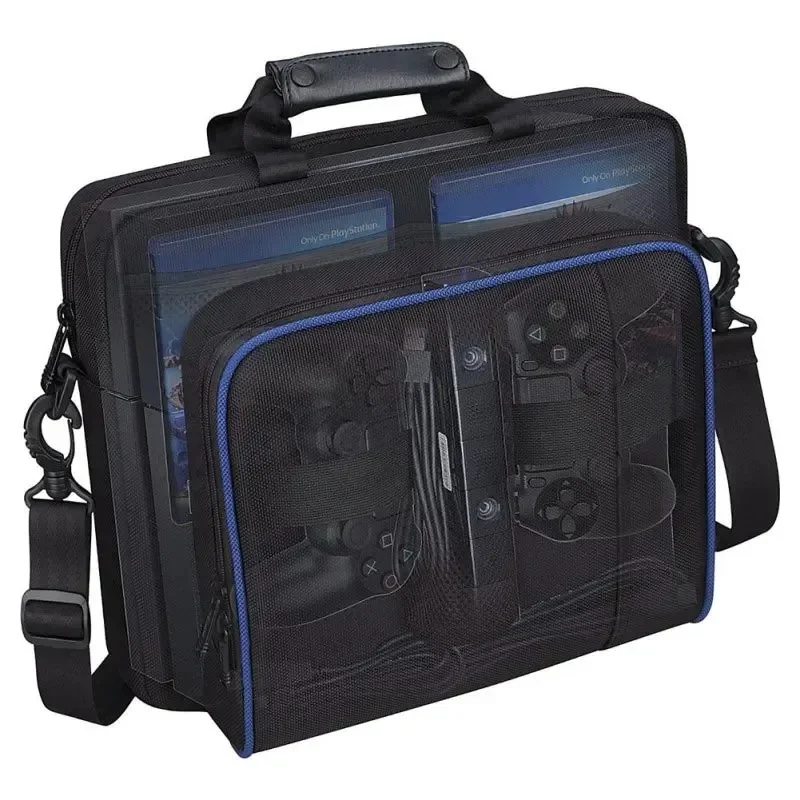 Per PS4 Game Sytem Bag Canvas Carry Bags custodia protettiva a spalla per PlayStation 4 PS4 Console Travel Storage Carry Handbag