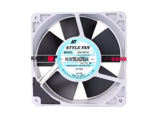 

STYLE FAN US12D10 AC 100V 16W 120x120x38mm Server Cooling Fan