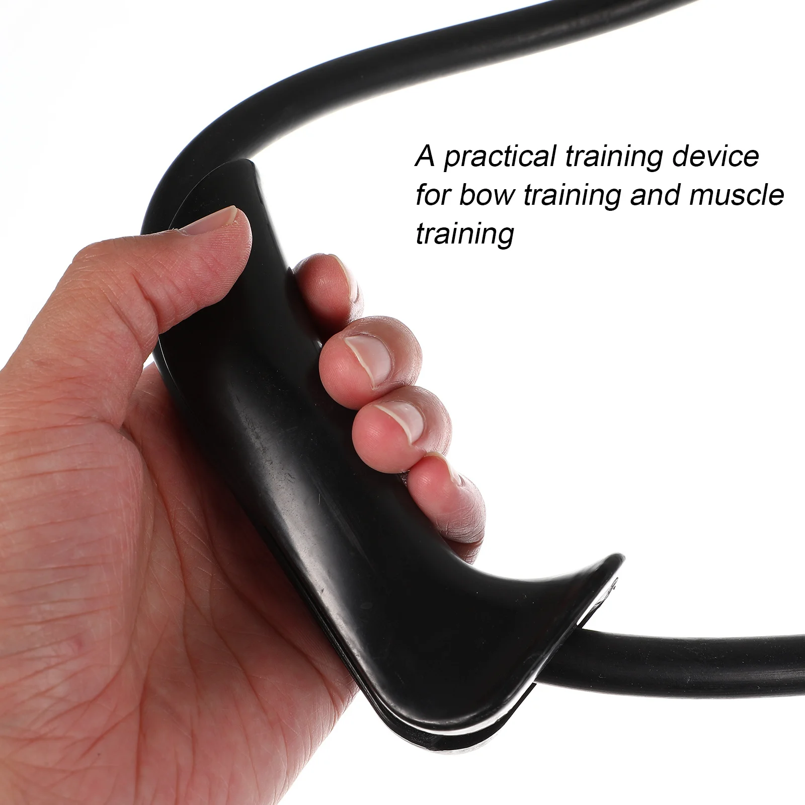 

Archery Exerciser High Comfortable Grip Bow Trainer Strength Training Archery Draw Training Bow Trainer