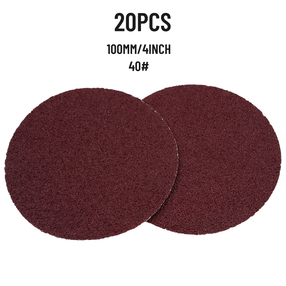 High Quality Hot New Practical Sandpaper Removal rust 20pcs Automobile 40-2000Grit 4inch/100mm Flocking  High