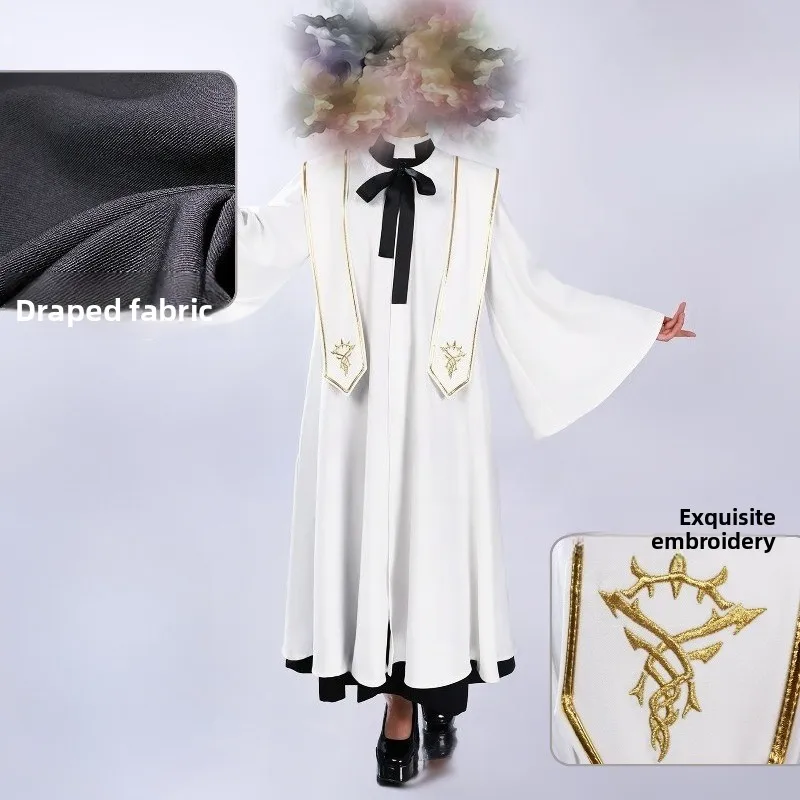 

Lord of The Mysteries Cosplay Costume, Fool's Choir, Audrey Leonard