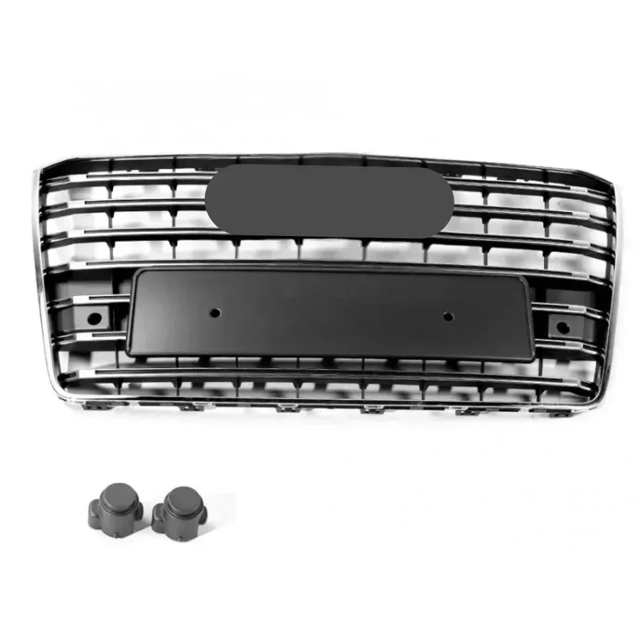 Car Front Bumper Grill Center Grille for   A8 D5 2015 2016 2017 2018 for S8 Style for W12 Grill for RS8 Grill