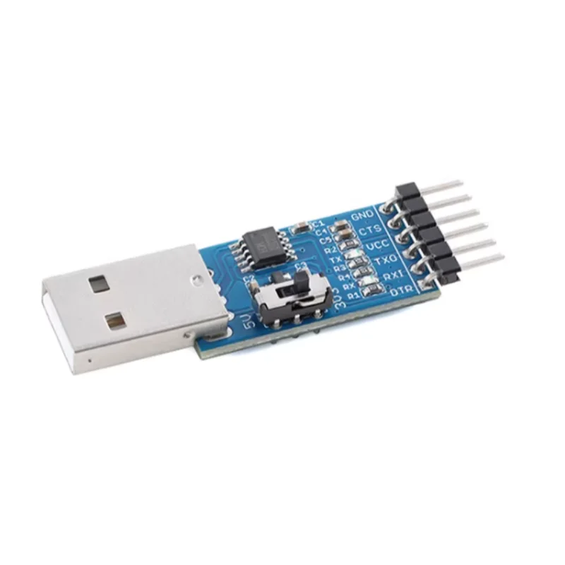 

5pcs CH340K Pro Mini Downloader Module USB to TTL Serial Programmer Debugger STC Downloader