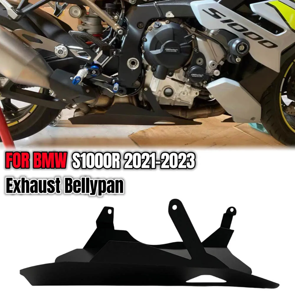 For BMW S1000R 2021 2022 2023 S1000 R Engine Exhaust cover Exhaust trim Belly Pan S 1000R Motorcycle Accessories