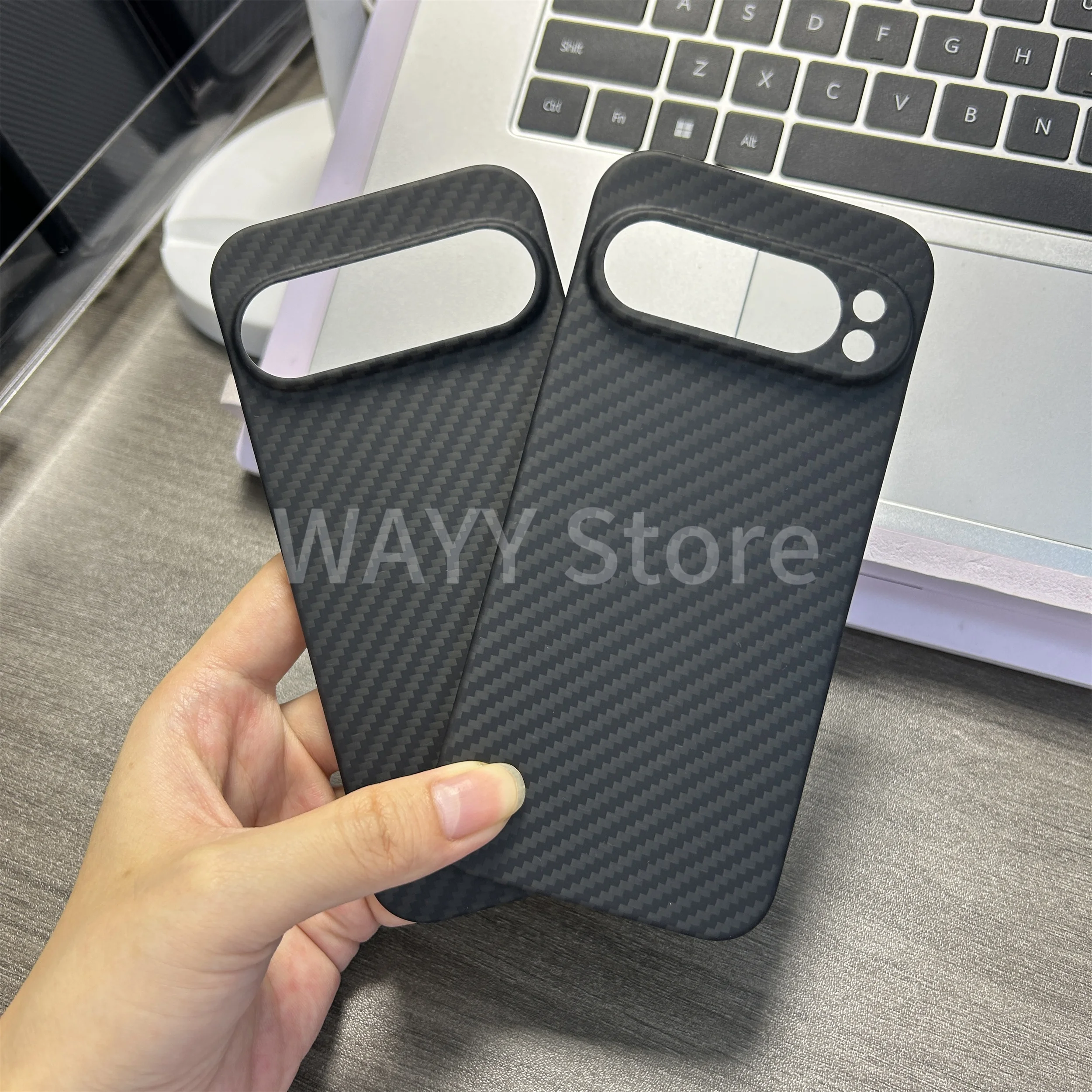 

Real Carbon Fiber Case For Google Pixel 9 Kevlar Carbon Ultra-Thin Ultra-Light Luxury Cover for Pixel 9 Durable Sturdy Case
