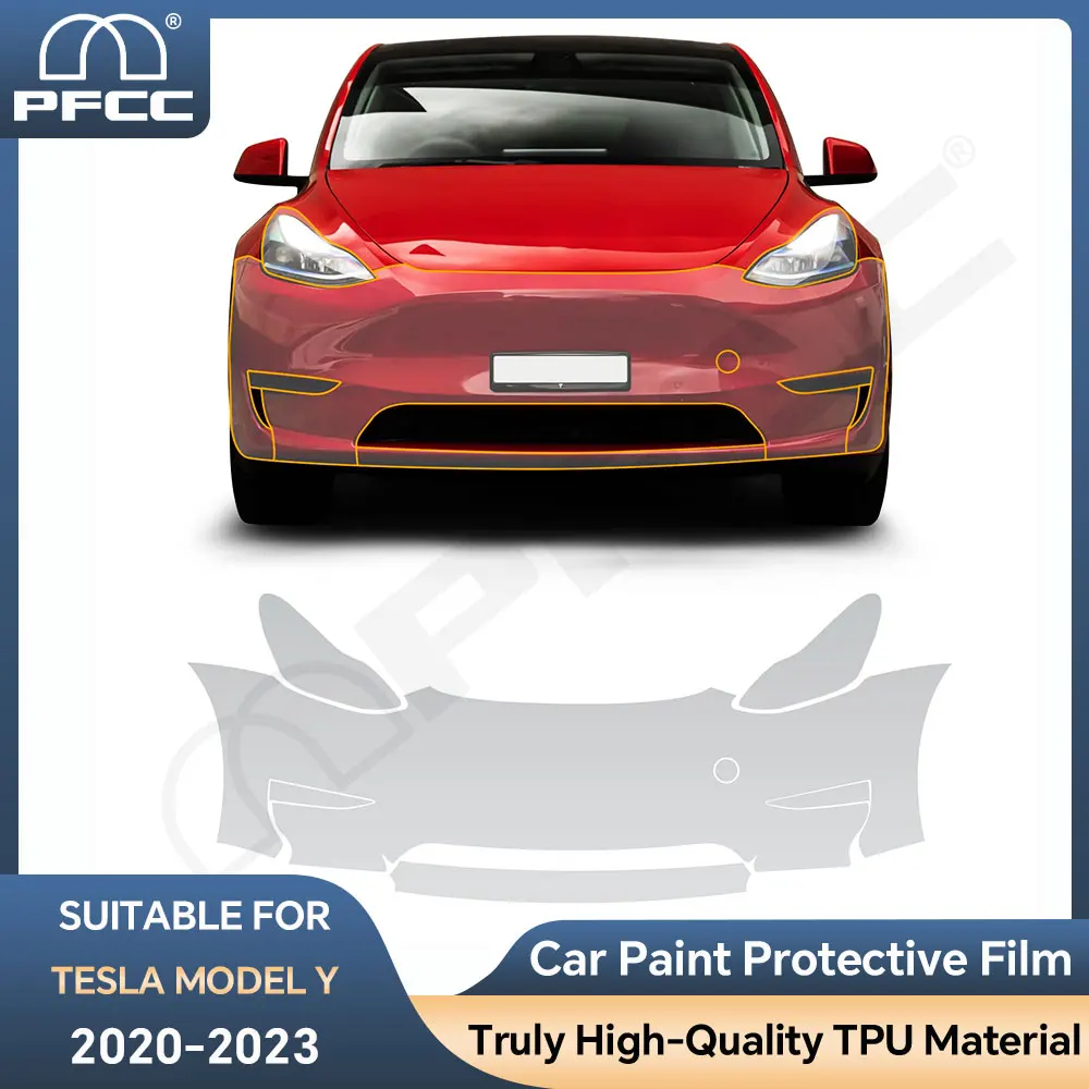 

9Mil Precut PPF for Tesla Model Y 2020-2023 Gloss Clear Car Paint Protective Film TPU Scratch Resistant Protector Exterior Film