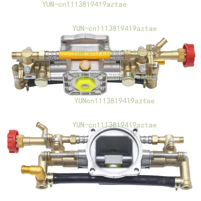 All-Copper Plunger Pump Assembly; Sprayer Plunger Pump Parts; Includes Pressure Gauge; Compatible with 1100W Motors