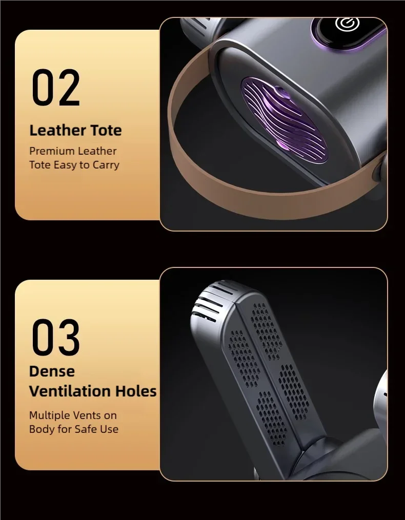 TINSOL Vierarmiger Schuhtrockner mit Duft 48 ° C Intelligente UV-Licht-Sterilisation und Desodorierung mit konstanter Temperatur – Detail 27