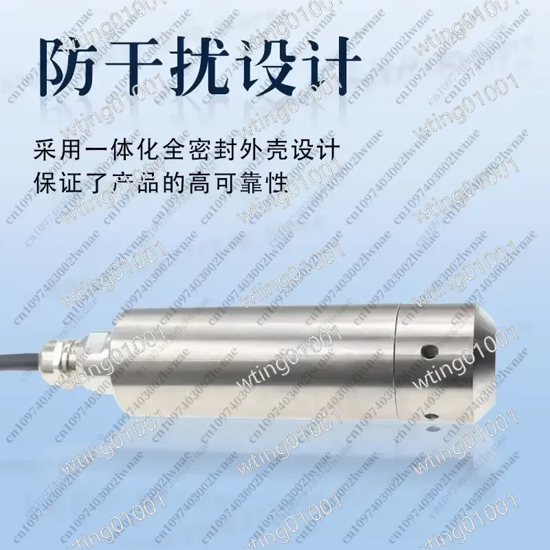 for RS485 Stainless Steel Turbidity Sensor Probe Module Liquid Quality Detector for Muddy Sewage Mixed Water Analysis