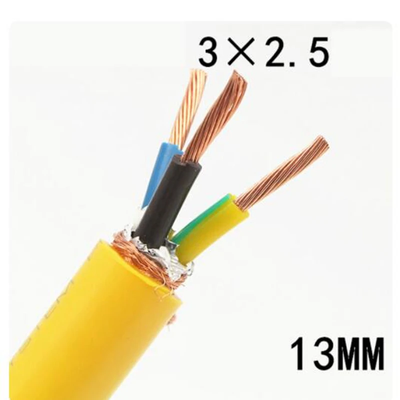 Hifi OFC كابل الطاقة لتقوم بها بنفسك مكبر صوت مشغل أقراص مضغوطة مكبر للصوت DVD التيار المتناوب سلك الطاقة كابل الطاقة السائبة 13 مللي متر 17 مللي متر 19 مللي متر