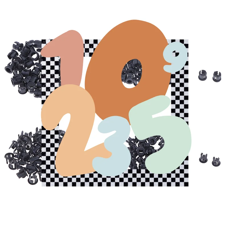 

50Pcs 3mm/5mm Plastic LED Holders Clips-Bezels Mounts Cases Housings Black