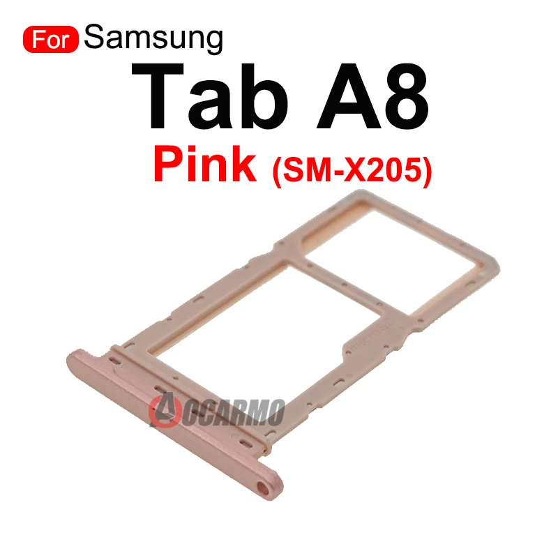 1Pcs Sim Tray Replacement Parts For Samsung Galaxy Tab A8 SM-X205 X200 10.5\