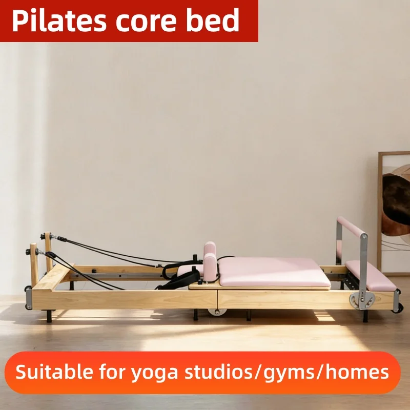Pilates Core Bed  Foldable Rubberwood Large Equipment for Home Gym Yoga Studio Training Professional  Pilates Training Customize