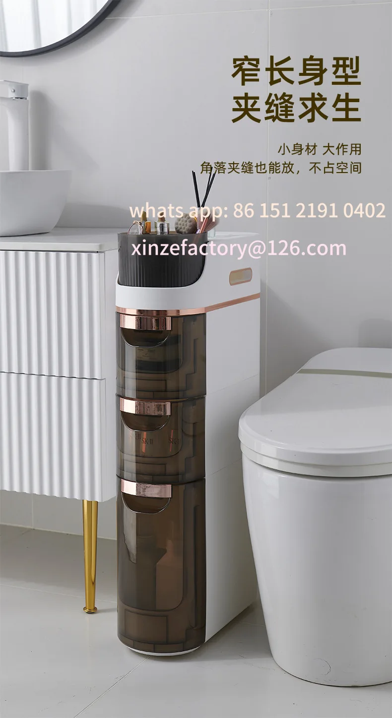 

Customizable Crevice Storage Cabinet, House Kitchen Drawer Style Storage Rack, Multi-layer Miscellaneous Narrow