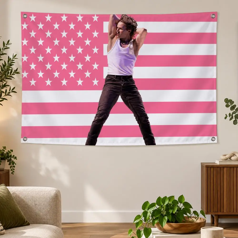 Athlete Skating I-Ilia Malinin Flags Banner Decor for Bedroom,Garden,Party,Club,Gaming Room,Indoor Outdoor