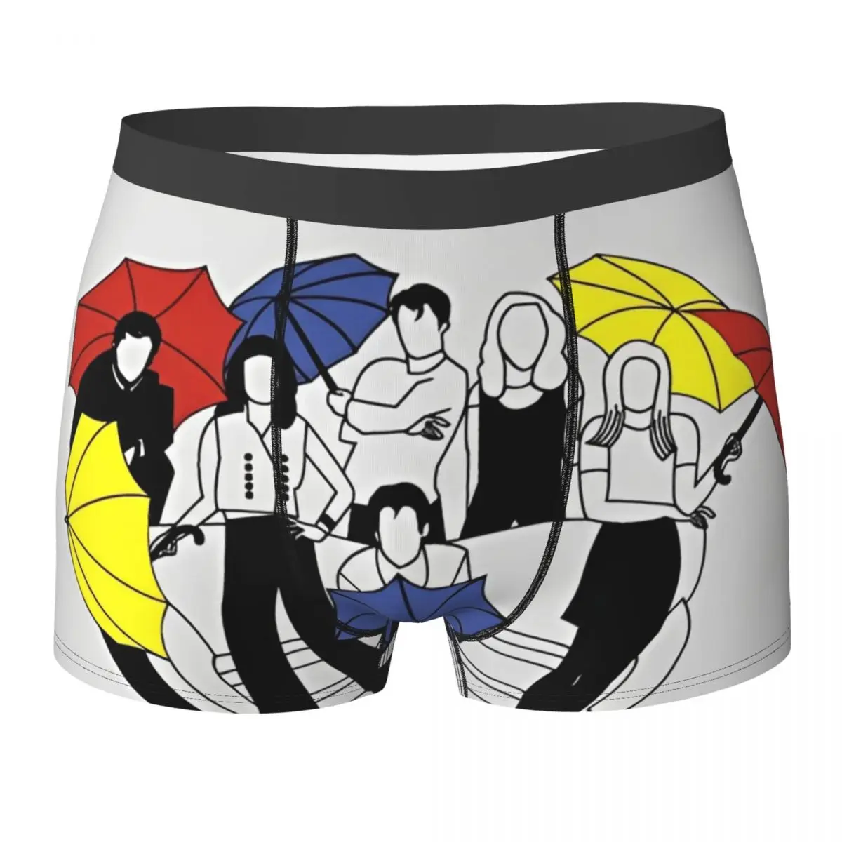 

Друзья ТВ-шоу плакат нижнее белье программа мультяшный принт шорты-боксеры популярные мужские трусы дышащие боксеры короткий подарок на день рождения