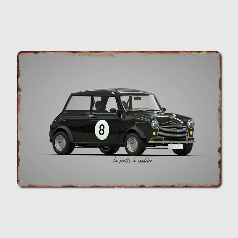 Austin Mini N8 Cooper Poster Metal Plaque Cinema Garage Club Bar Retro Plaques Tin Sign Posters