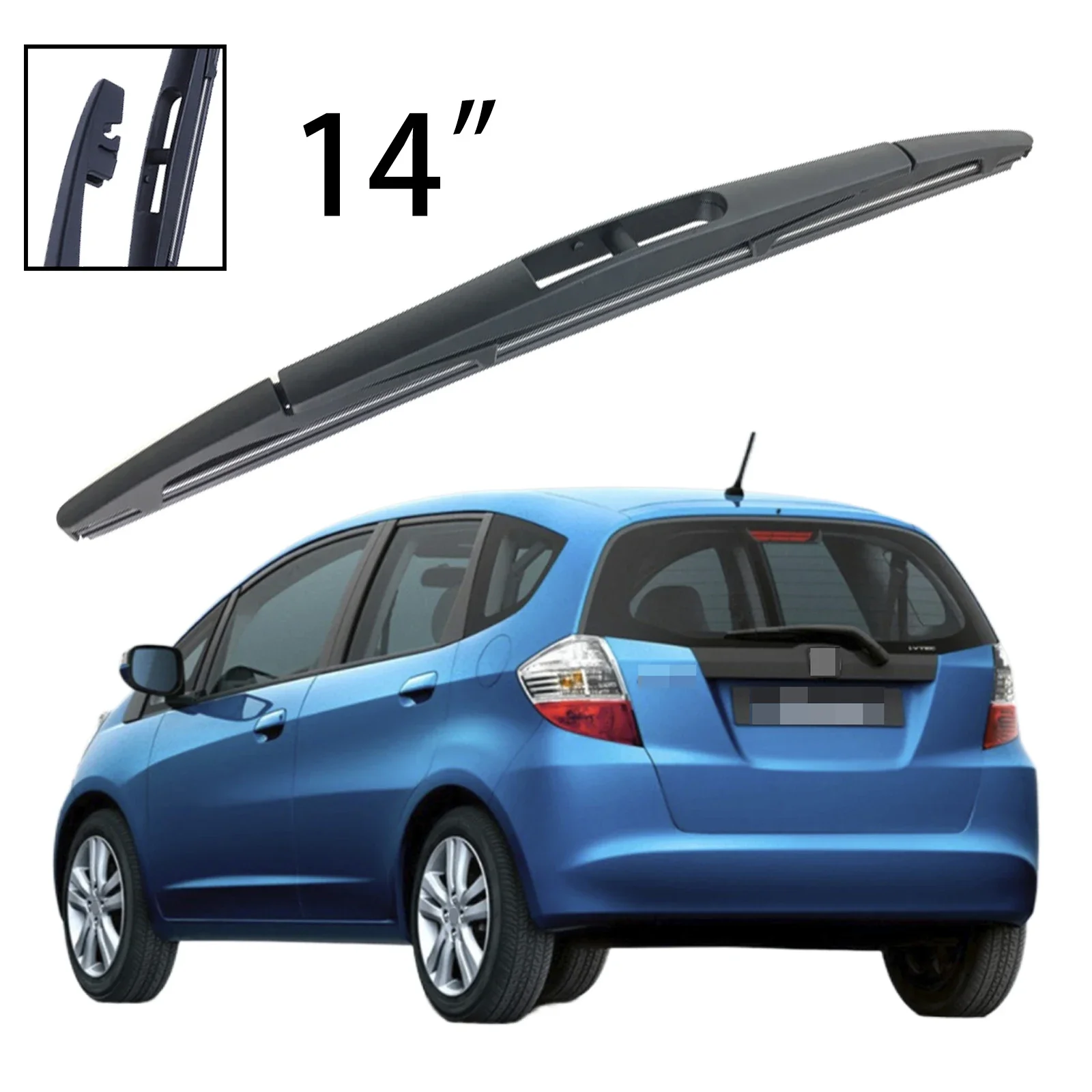 

14" Rear Windshield Windscreen Washer Wiper Blade For Honda Fit Jazz 2009-2014 Car Accessories Accsesories