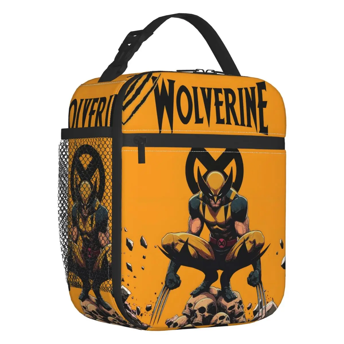 

Custom Wolverine Anime Cartoon Resuable Lunch Boxes Leakproof Cool Superhero Thermal Cooler Food Insulated Lunch Bag Office Work