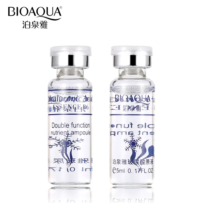 BIOAQUA 10pcs/lot Moisturizing Vitamins Hyaluronic Acid Serum Facial Skin Care Anti Wrinkle Anti Aging Collagen Essence Liquid