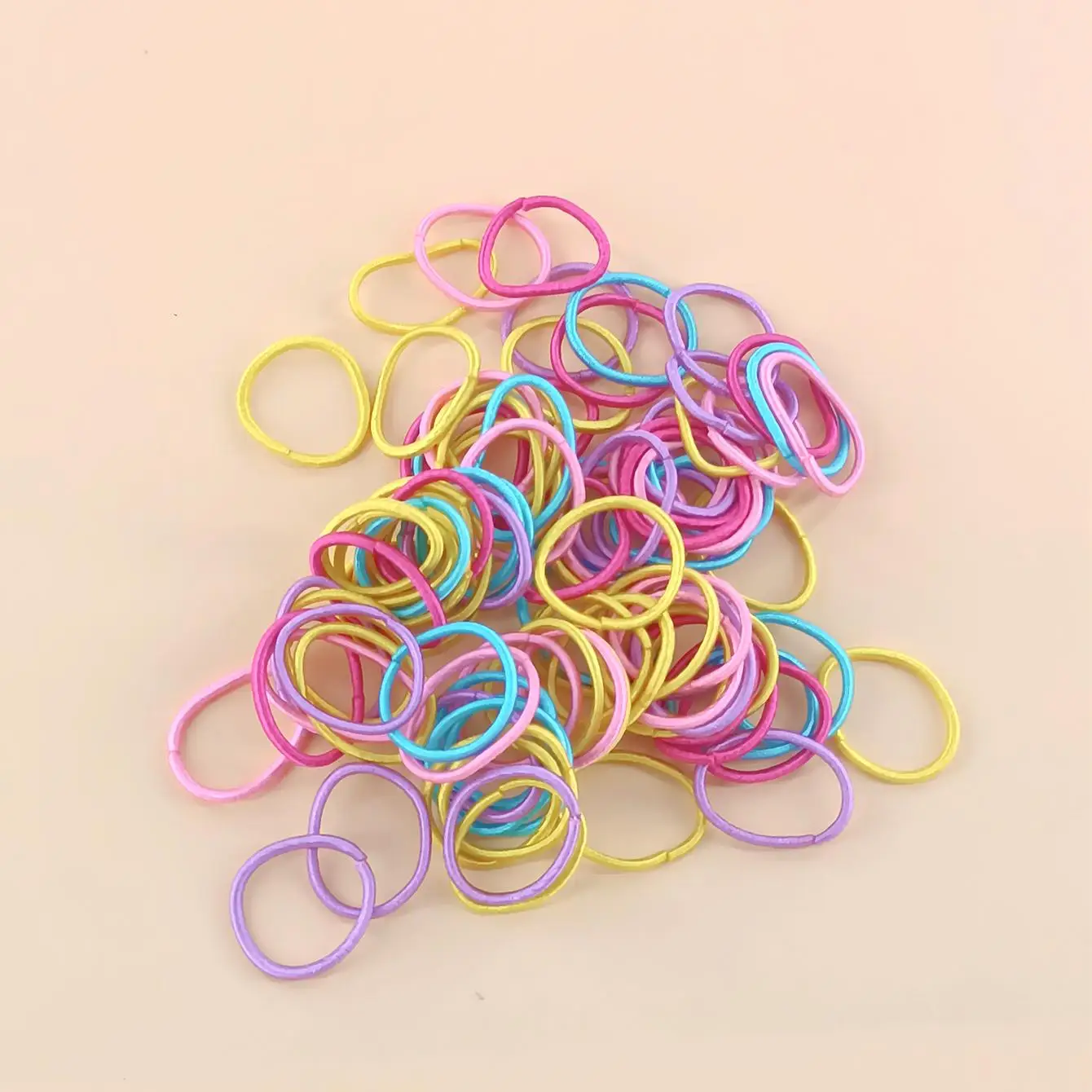 Girl Elastic Hair Bands Hair Pins Claw Clips Ponytail Hold Hair Tie Rubber Bands Scrunchie Hair Accessories Bands set for Girls