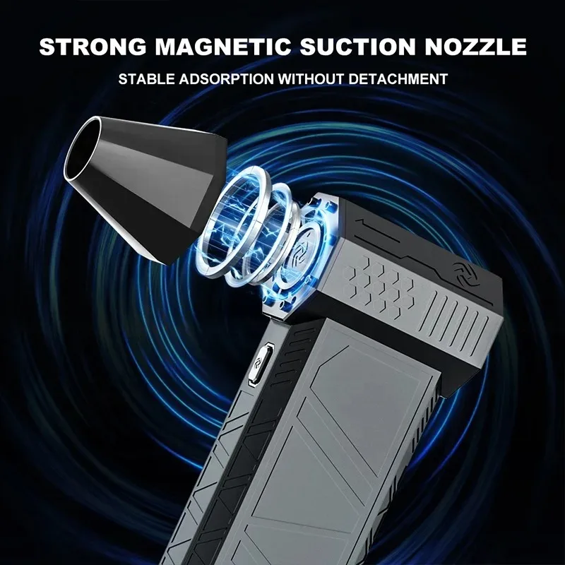 

Jarvis 130000rpm Plastic High Power Small Powerful Super Turbo Leaf Blower Electric Brushless Motor JET FAN X3 Home DIY 6000mah