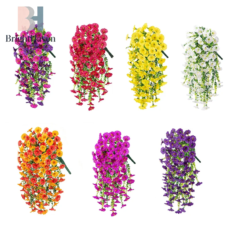Décoration murale artificielle de jardin pour mariage en plein air, fleurs de simulation de glycine, rotin, décoration intérieure B.H.