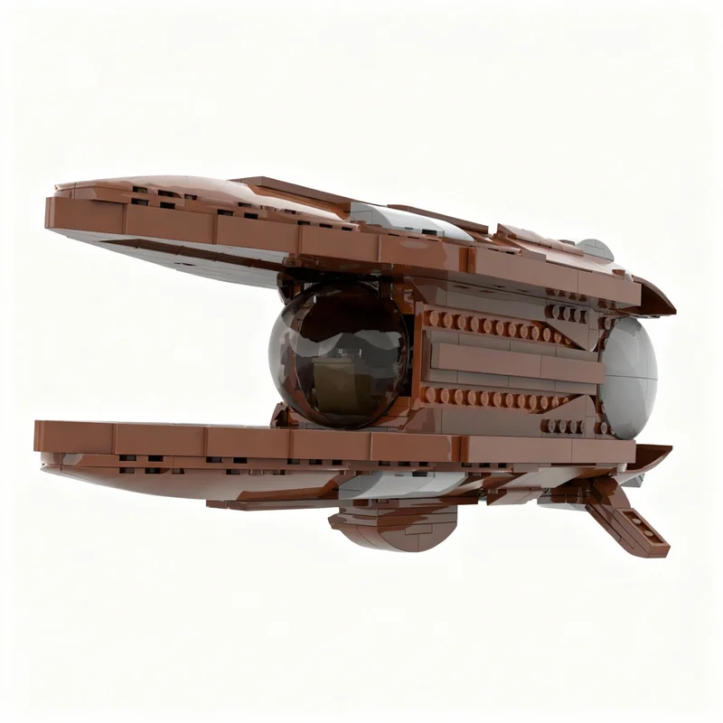 742pcs MOC Star Battle Count Dooku's Solar Sailer Model Building Blocks Architecture Art Birthday Display Education 3D Brick