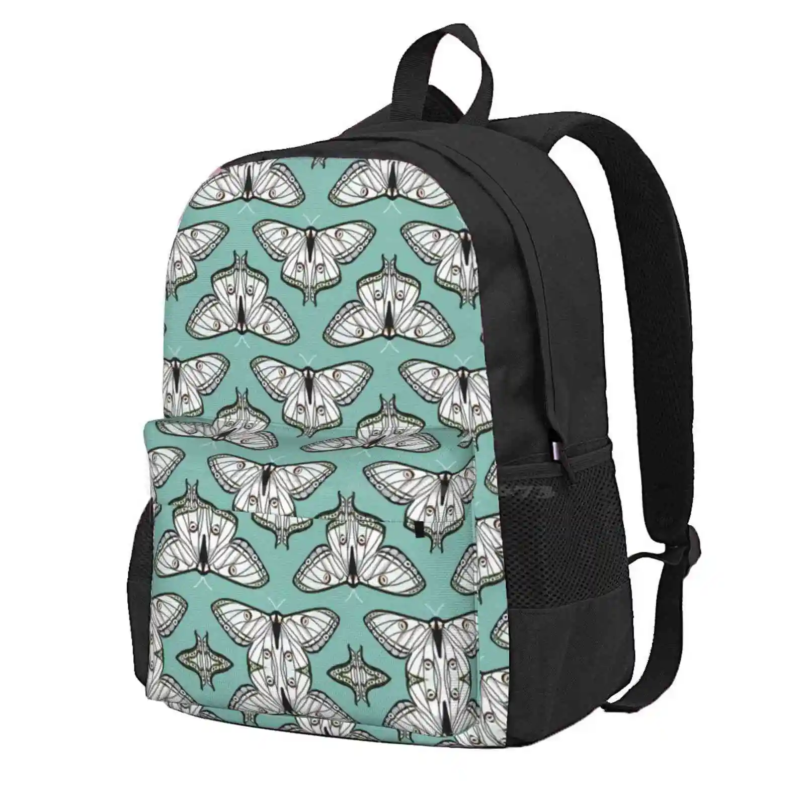 

Luna Moth // Botanical Nature Woodland Butterfly Moth Andrea Lauren Hot Sale Schoolbag Backpack Fashion Bags Nature Garden