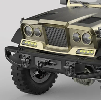 

1/10 RTR TWOLF RC Off-road Vehicle 4WD TW-715 Metal Crawler Climbing Car Truck with Sounds Lights Winch Smoke Unit Toys THZH1878