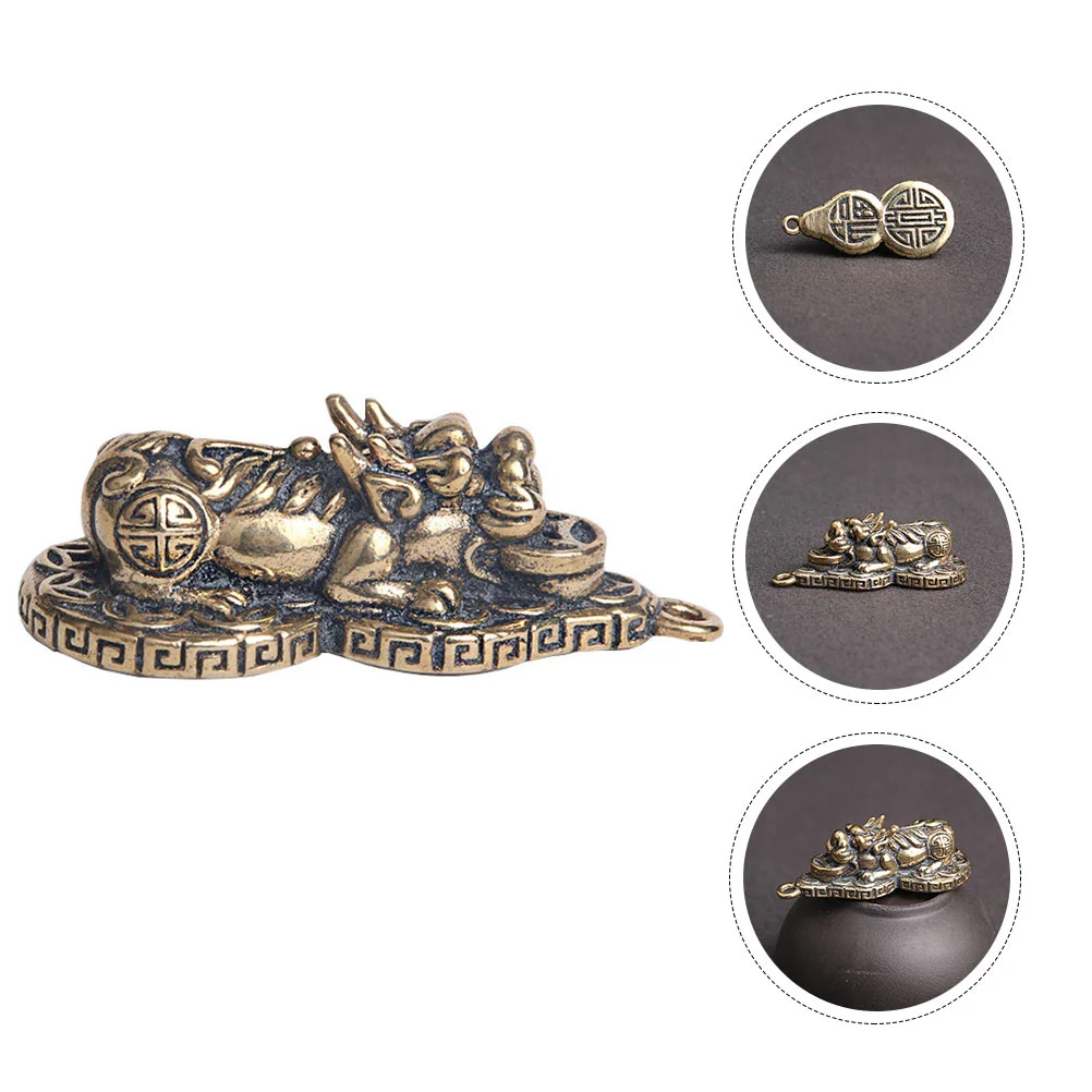 

Feng Shui Coins Pendant Keychains DIY Small Craft Materials Beast Necklaces