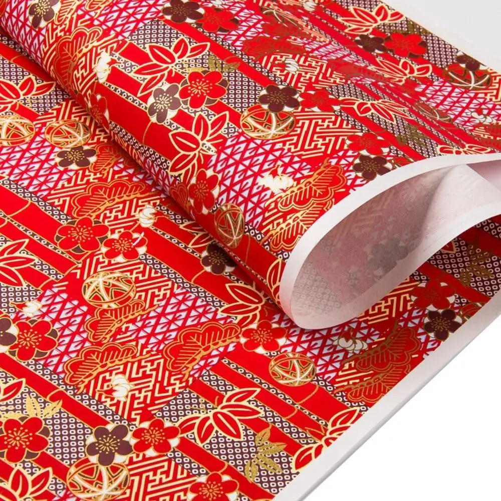 42*58cm Sakura Pattern Gift Wrapping Origami Paper Folding Paper Art Material Japanese Style Gift Wrap Paper