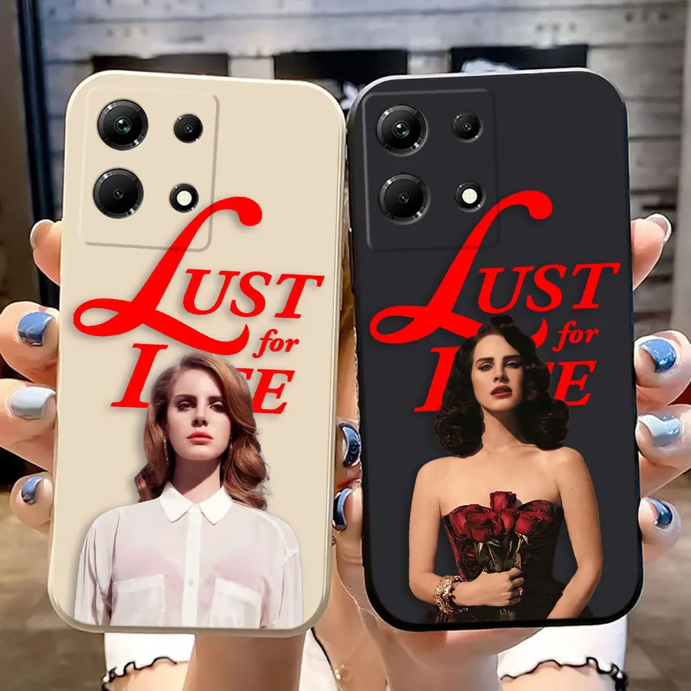 L-Lana Del Rey Phone Case For Infinix TECNO CAMON 17 15 16 POUVIOR 4 NEO SPARK 10 6 GO 7 7T F6P 30C LC7 POWER2 PRO PREMIER 5G