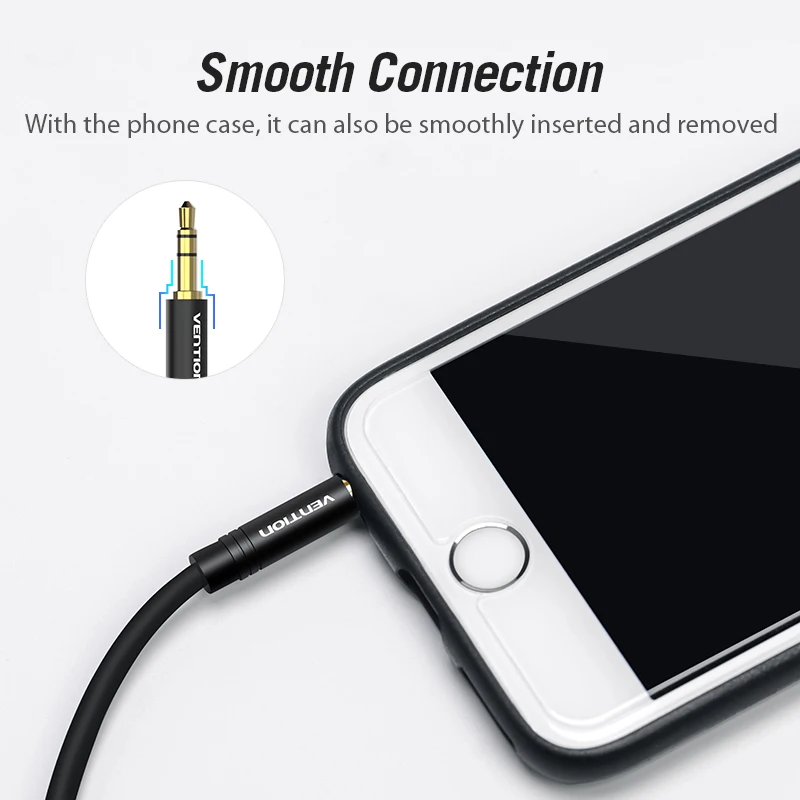 Vention 3.5mm Jack Audio Cable 3.5 Male to Male Cable Audio 90 Degree Right Angle AUX Cable for Car Headphone MP3/4 Aux Cord hot