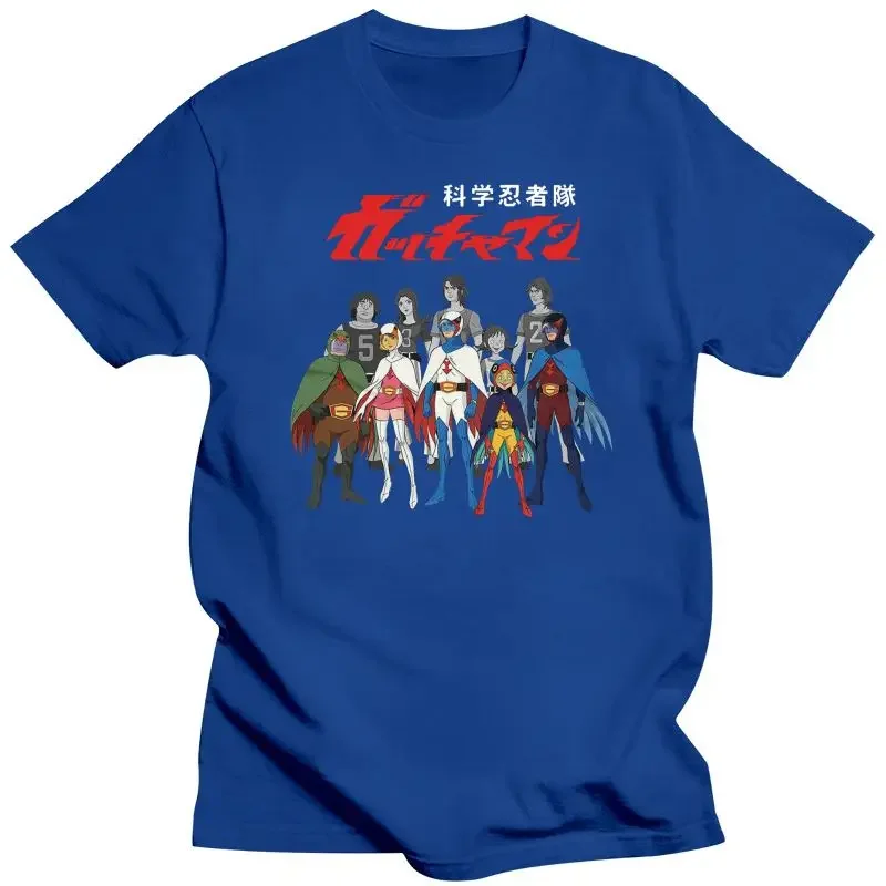 Battle Of The Planets Gatchaman Alter Ego Line-Up  Mens T-Shirt (Black)  men clothing  graphic t shirts  oversized t shirt