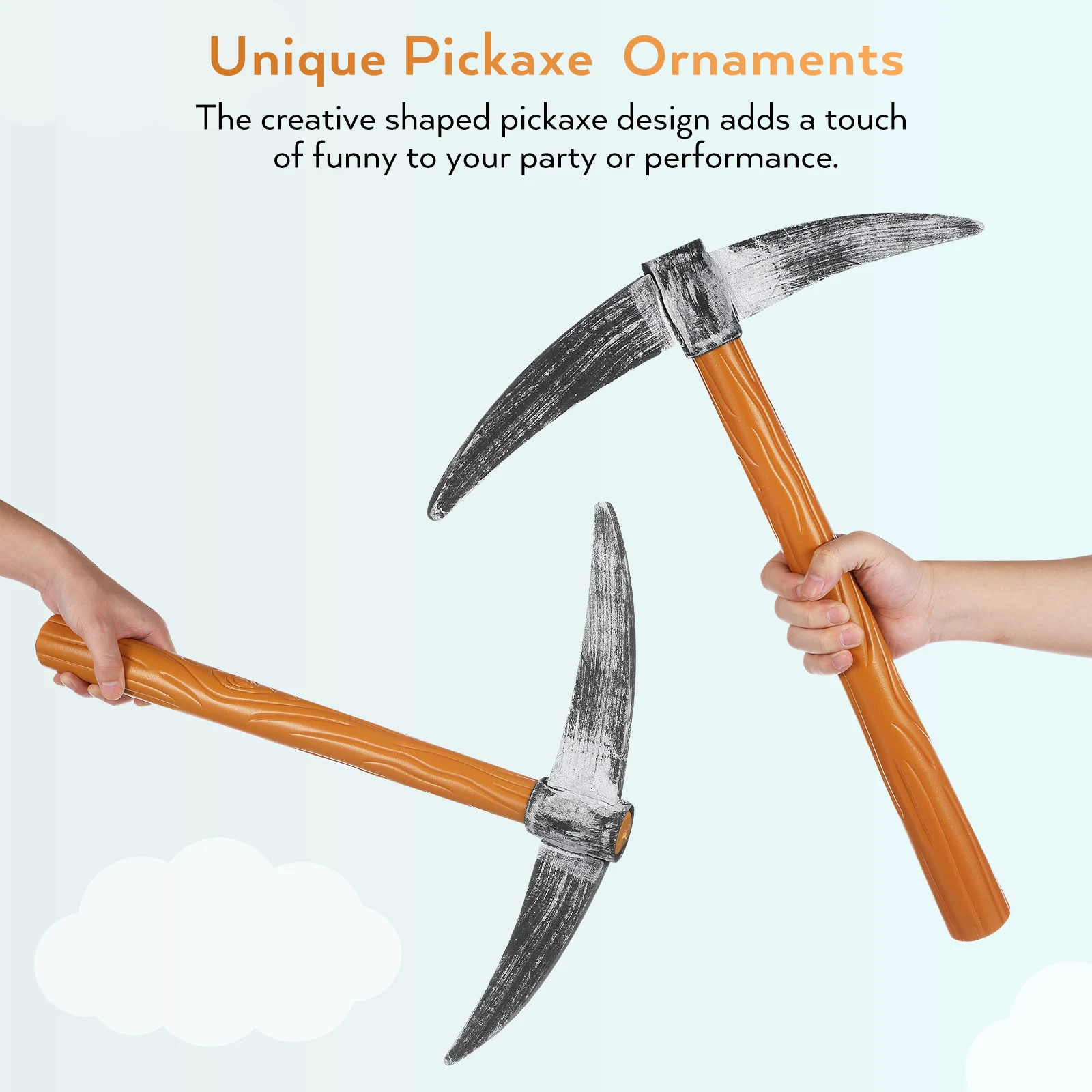 Pickaxe Core Dwarf Design Party Entertainment Prop Durable Stable Fake Pickaxe Photo Props Festival Decoration