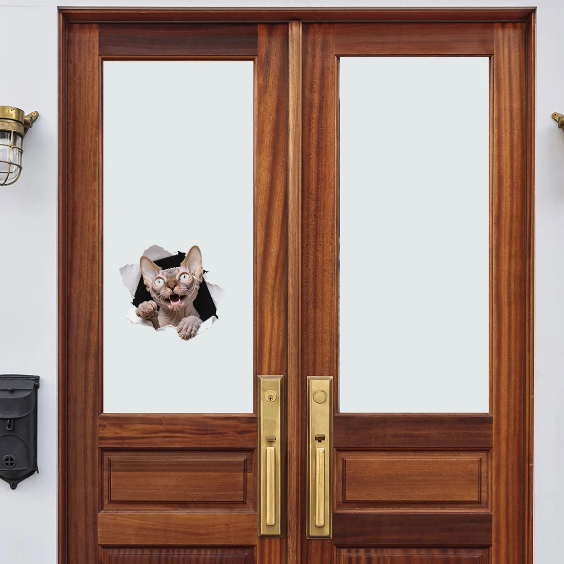 Three Ratels CD231 Funny Egyptian cat wall stickers for home decoration pet supplies decals car body stickers