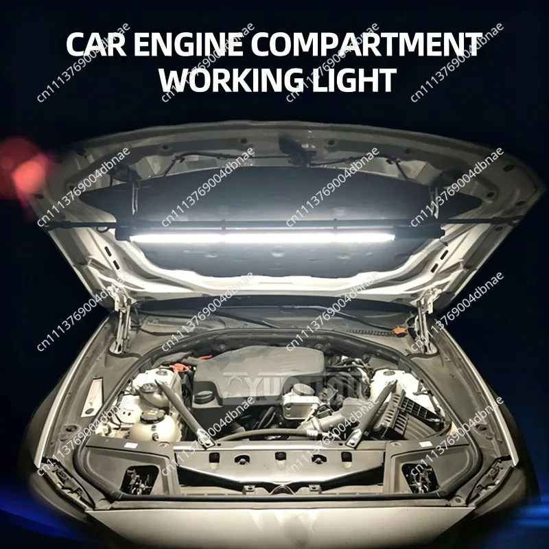 6000mAh Work Light LED Flashlight Rechargeable Lamp with Hooks for Camiping Car engine Repair Inspection Outdoor