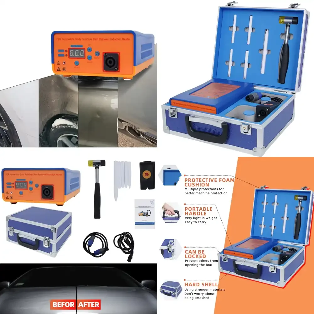 Hotbox Induction Heater Professional Auto Body Paintless Dent Repair Kit Car Dent Remover Tool Sheet Metal Repair Kits