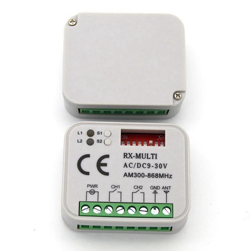 Multi-Frequency Receiver RX-MULTI 300-900MHZ Control Switch For Access Control Wireless Remote Controller